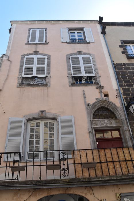 Hôtel Mallet de Vendègre, à Montferrand : Façade sur rue, vue générale