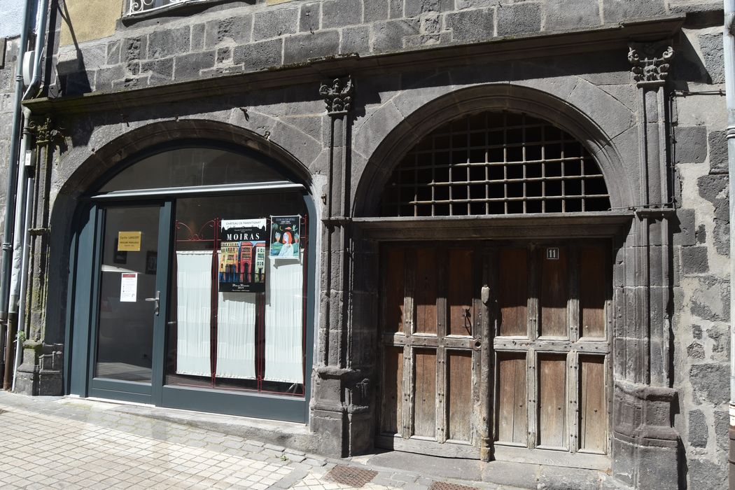 Maison, à Montferrand : Façade sur rue, vue partielle