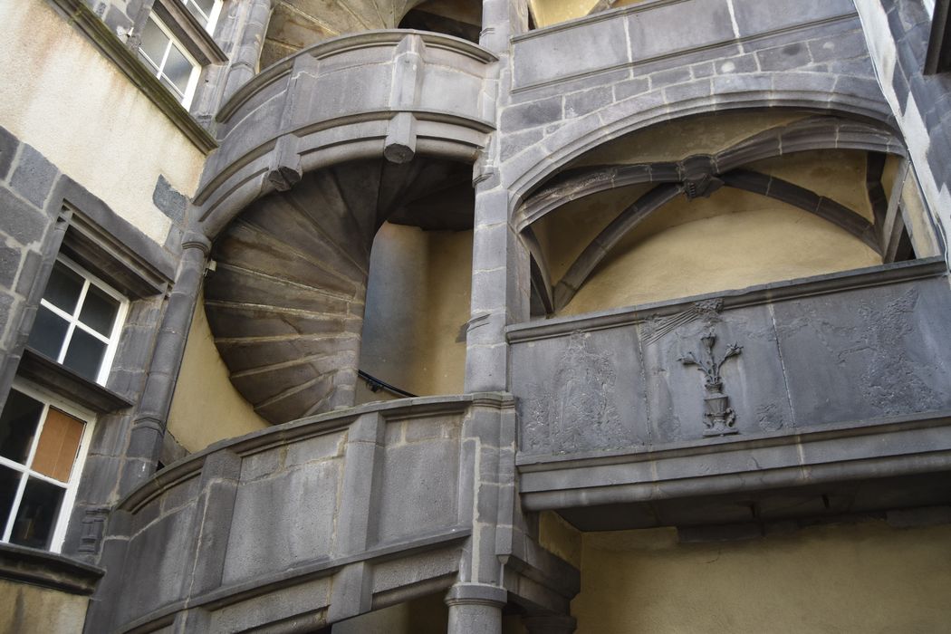 Maison ou hôtel de Lignat, à Montferrand : Façade sur rue, vue générale