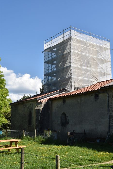 Eglise Saint-Eloy : Façade latérale nord, vue générale