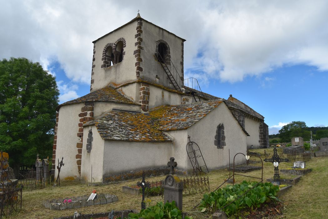 Eglise Saint-Mary de Colamine : Ensemble nord-est, vue générale