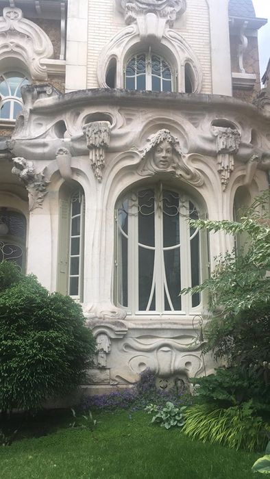 Maison Art Nouveau : Vue partielle