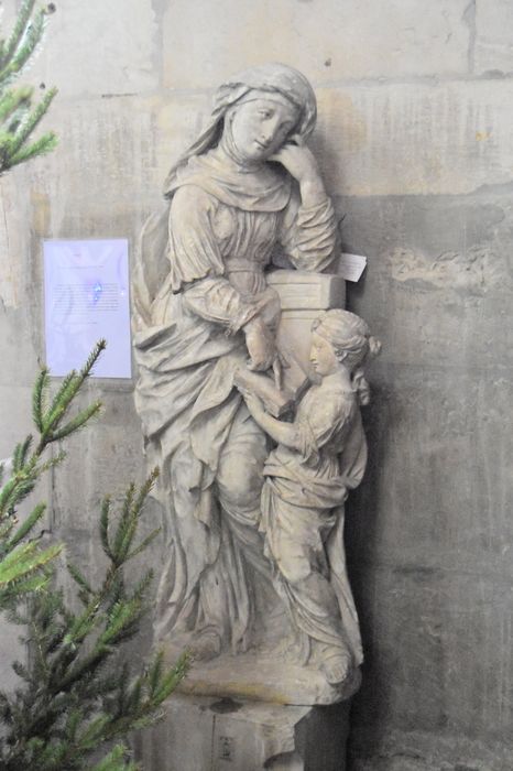 groupe sculpté : Education de la Vierge (l’)