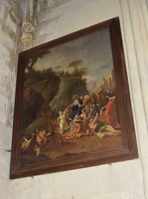 tableau : la Résurrection de Lazare, Jésus guérissant