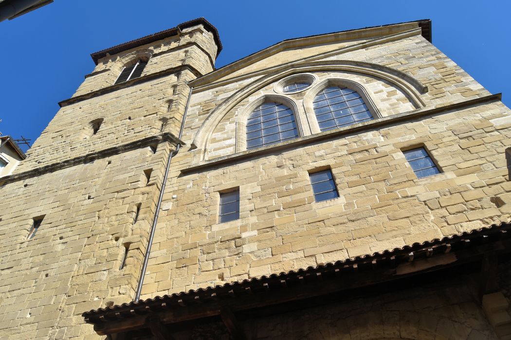 Eglise Saint-Barnard, ancienne collégiale : Façade occidentale, vue partielle