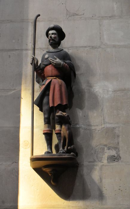 statue : saint Roch et son chien - © Ministère de la Culture (France), Médiathèque du patrimoine et de la photographie, diffusion RMN-GP
