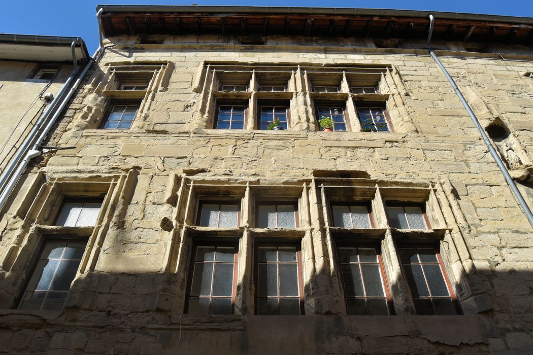 Hôtel Thomé (ancien) : Façade sur rue, vue partielle