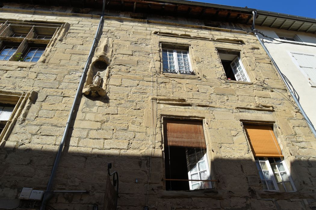 Hôtel Thomé (ancien) : Façade sur rue, vue partielle