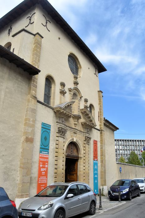 Chapelle des Cordeliers (ancienne) : Façade sud, vue générale