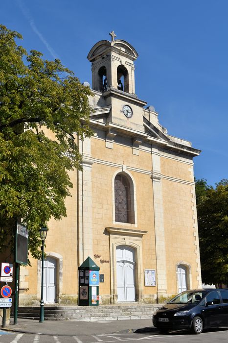 Temple protestant : Façade occidentale, vue générale