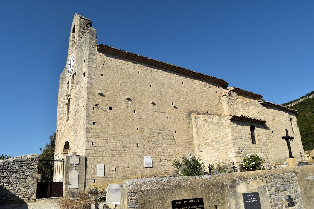 Eglise Notre-Dame-la-Brune : Façade latérale sud, vue générale