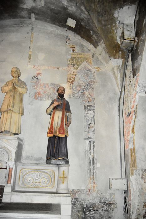 Eglise Saint-Géraud : Peintures monumentales, vue partielle