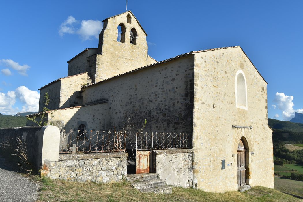 Eglise Saint-Marcel : Ensemble nord-ouest, vue générale