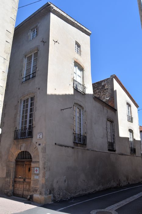 Ancien hôtel Pellet : Façade sud, vue générale