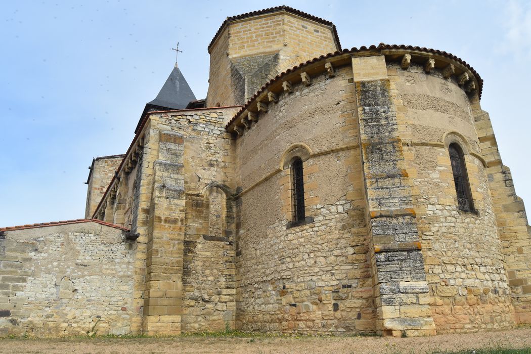 Eglise Sainte-Martine : Chevet, vue générale