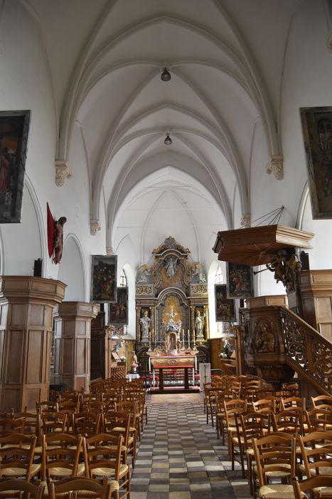 Eglise Saint-Médard : Nef, vue générale