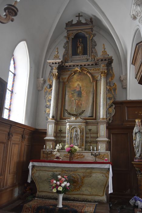 retable latéral nord, tableau : Assomption de la Vierge (l')