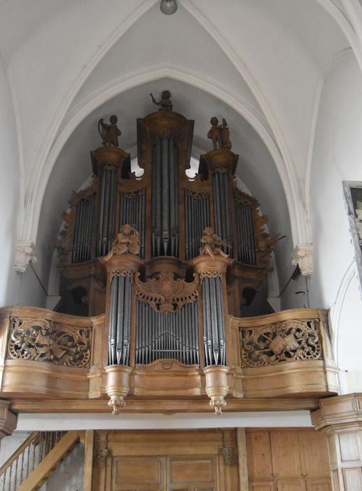 orgue de tribune, garde-corps de tribune