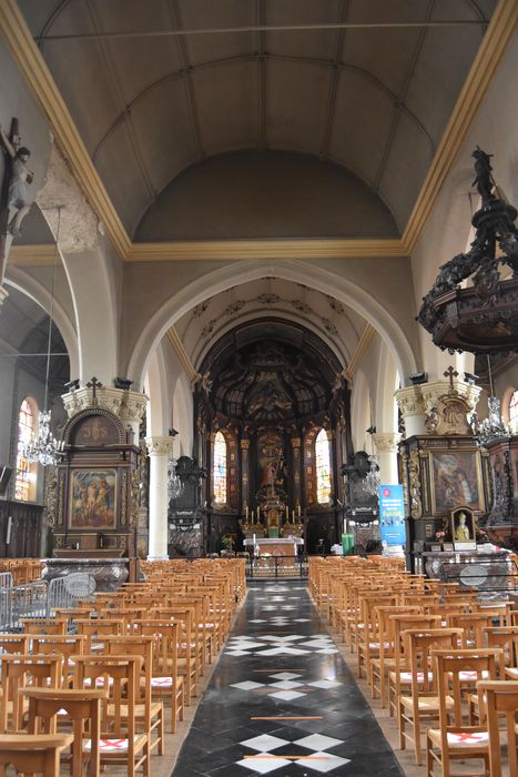 Eglise Saint-Martin : Nef, vue générale