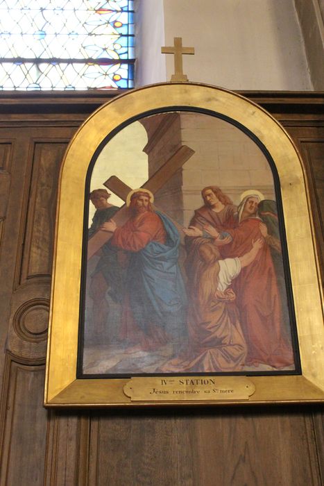 tableau (chemin de croix) : Jésus rencontre sa mère - © Ministère de la Culture (France), Médiathèque du patrimoine et de la photographie, diffusion RMN-GP