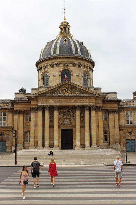 Palais de l'Institut (ancien collège des Quatre-Nations) : Chapelle, façade nord, vue générale