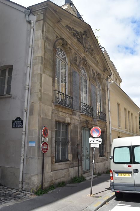 Pavillon (ancien) : Façade sur rue, vue générale