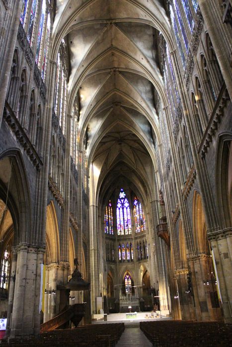 Cathédrale Saint-Etienne : Nef, vue générale