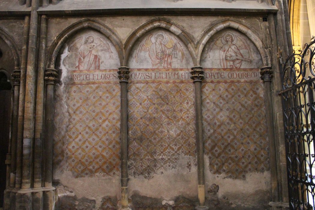 Cathédrale Saint-Etienne : Chapelle Notre-Dame-la-Ronde, peintures monumentales, vue partielle