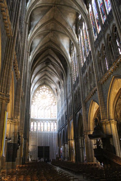 Cathédrale Saint-Etienne : Nef, vue générale