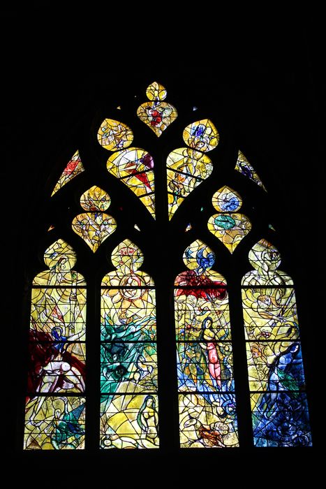 Cathédrale Saint-Etienne : Verrière, vue générale