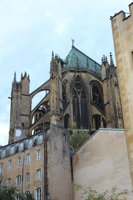 Cathédrale Saint-Etienne : Chevet, vue partielle