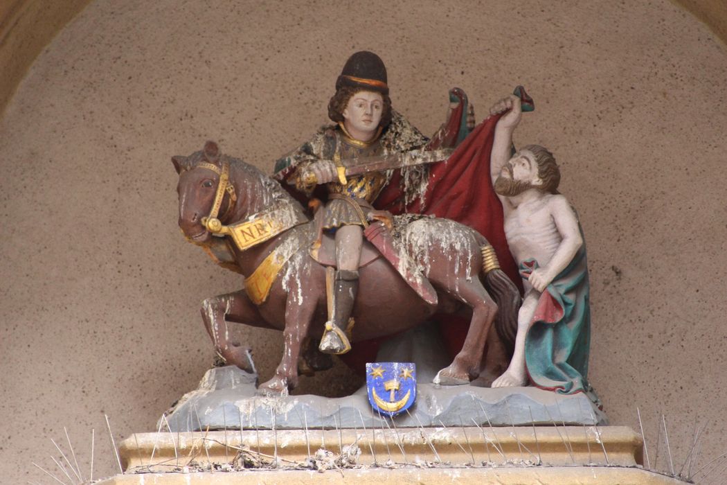 Statue : La Charité de saint Martin