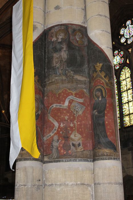 peinture monumentale : Vie de la Vierge, l'Annonciation