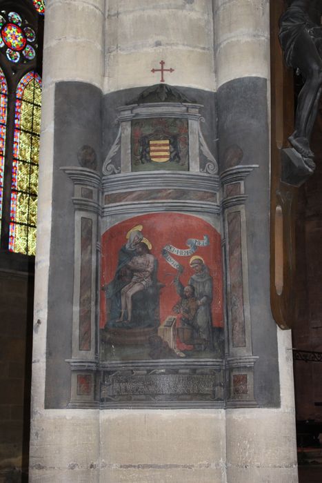 peinture monumentale : Vierge de Pitié