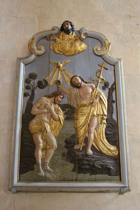 bas-relief : Baptême du Christ