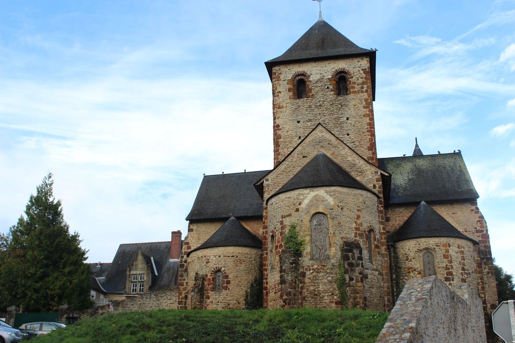 Ancienne église Saint-Martin : Chevet, vue générale