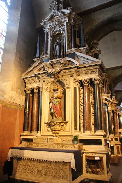 retable, statue : Saint Joseph et l'Enfant Jésus