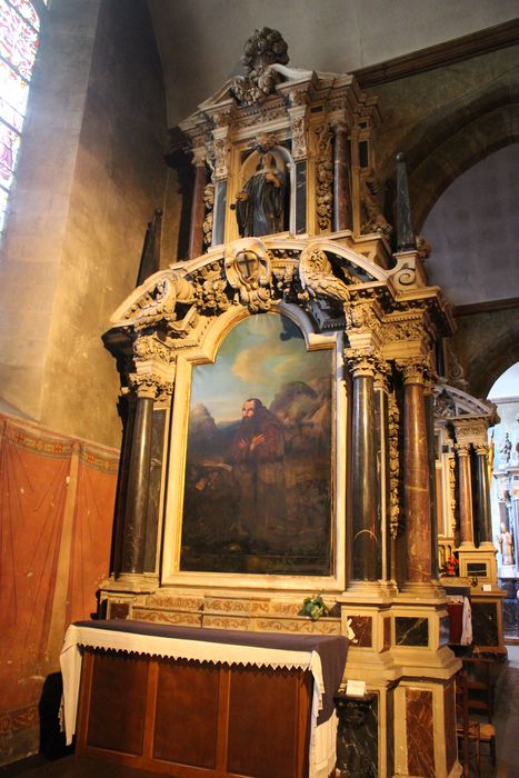 Retable, tableau : Saint François d'Assise, statue