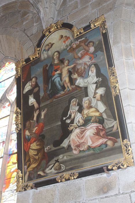 tableau et son cadre : Vierge et plusieurs saints - © Ministère de la Culture (France), Médiathèque du patrimoine et de la photographie, diffusion RMN-GP