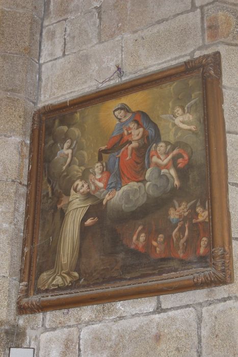 tableau et son cadre : Vierge remettant le scapulaire à saint Dominique - © Ministère de la Culture (France), Médiathèque du patrimoine et de la photographie, diffusion RMN-GP