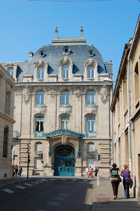 Immeuble de la Chambre de Commerce et d'Industrie de Meurthe-et-Moselle : Façade sur rue, vue partielle