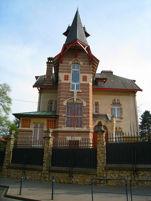 Maison dite Villa Lang : Façade sur rue, vue générale