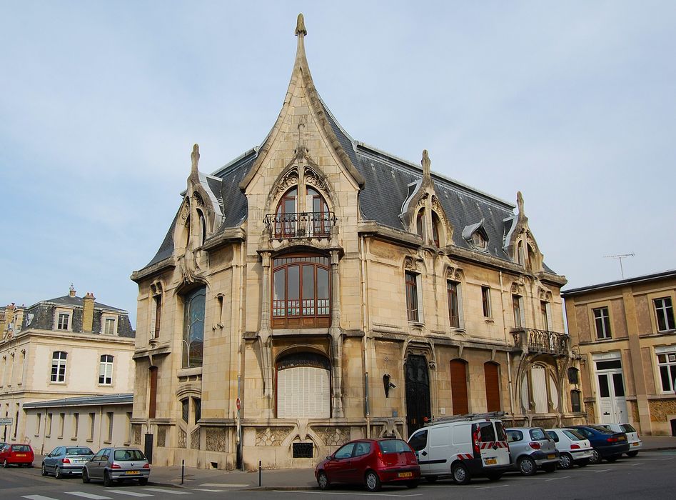 Maison Bergeret : Façades sur rues, vue générale