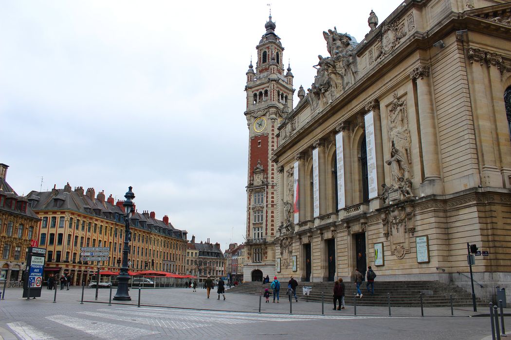 Opéra : Façade sud, vue générale