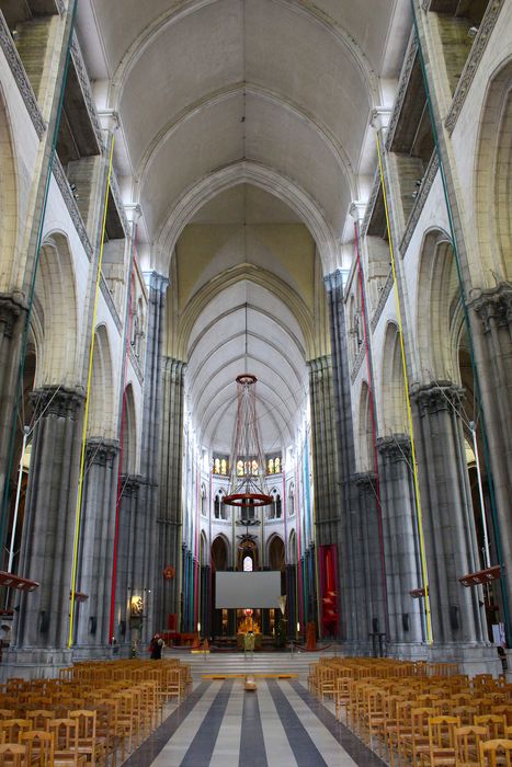 Cathédrale Notre-Dame de la Treille : Nef, vue générale