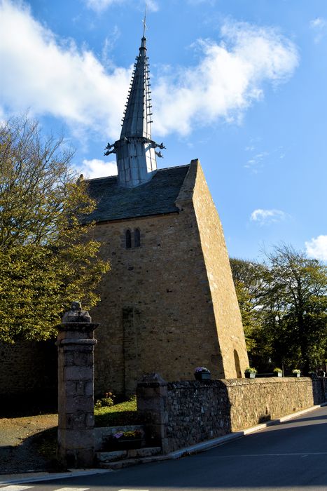 Chapelle Saint-Gonéry : Façade latérale nord, vue partielle