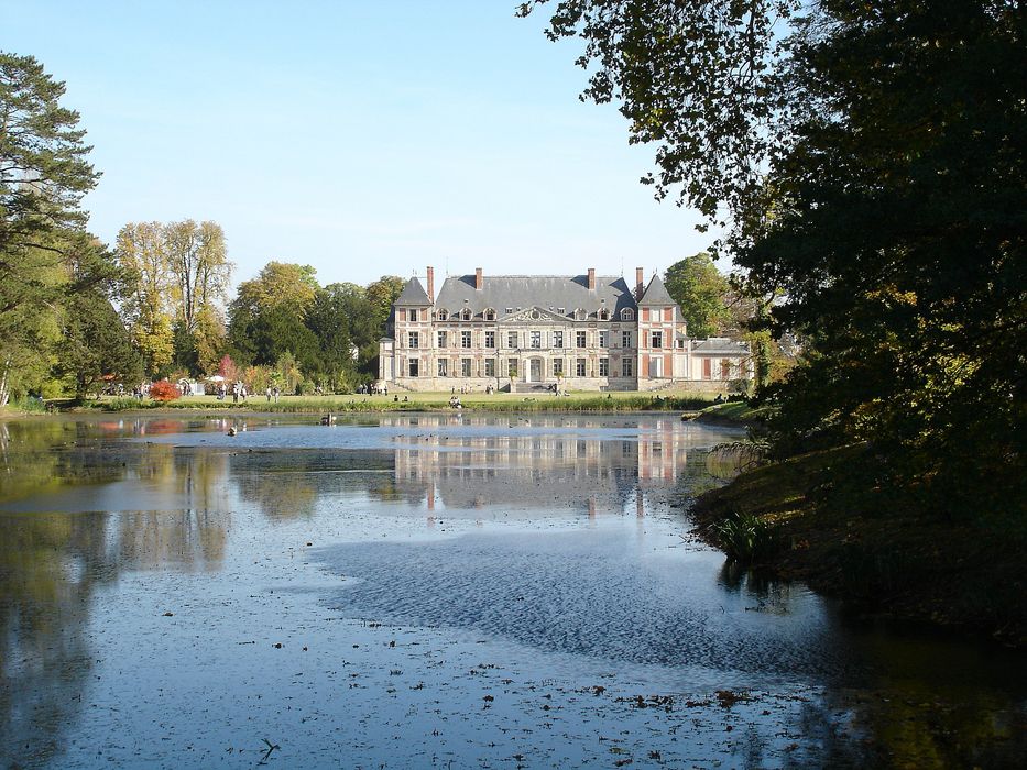 Château de Courson : Ensemble ouest, vue générale