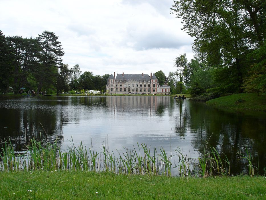 Château de Courson : Ensemble ouest, vue générale