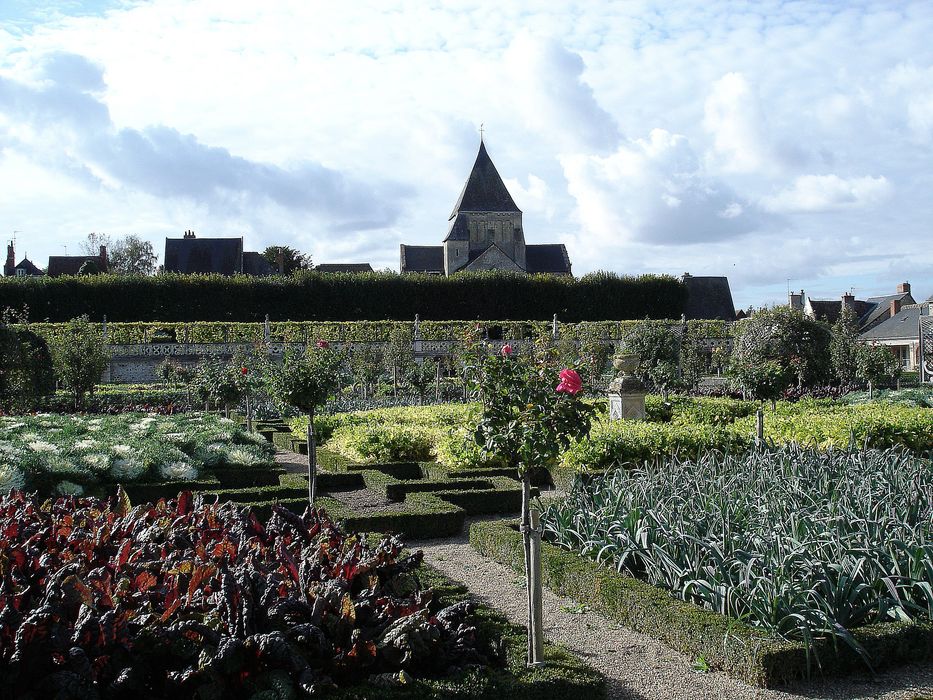 Château de Villandry : Jardin, vue partielle