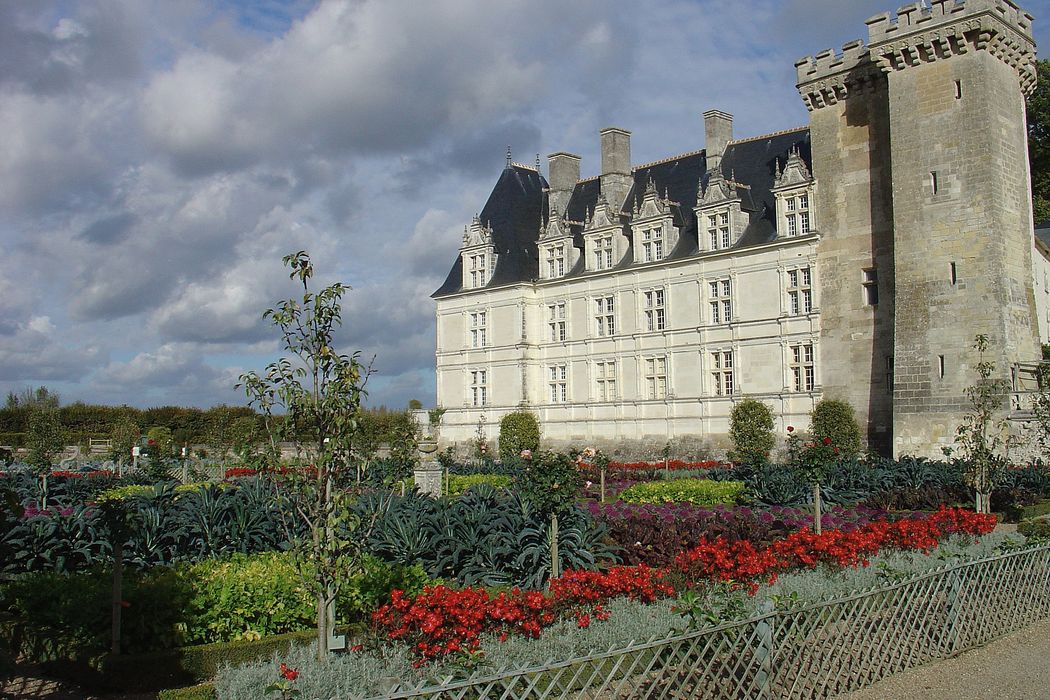 Château de Villandry : Façade ouest, vue générale